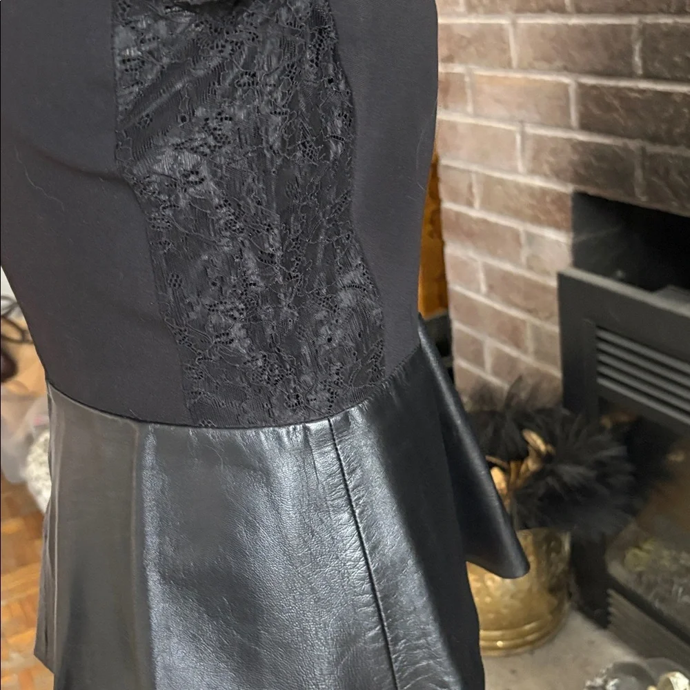 Zara Black Long Sleeve Peplum Blouse - Picture 5 of 7